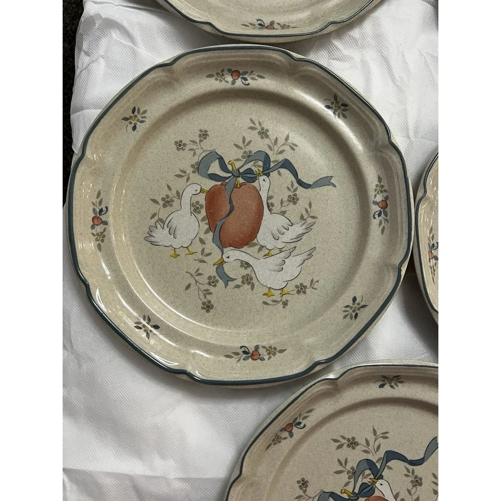 Vtg International Marmalade Stoneware 25 Pieces Goose Cottagecore Country